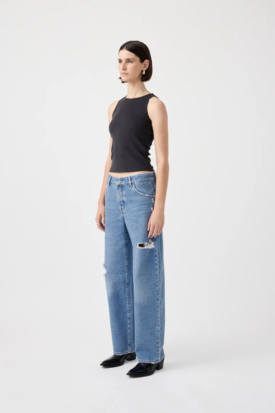 Outland Denim Avril Slouchy Wide Jean