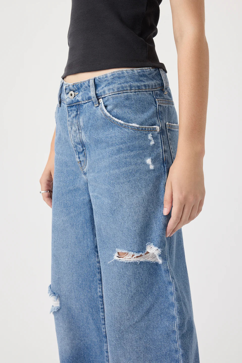 Outland Denim Avril Slouchy Wide Jean