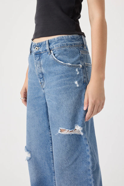 Outland Denim Avril Slouchy Wide Jean