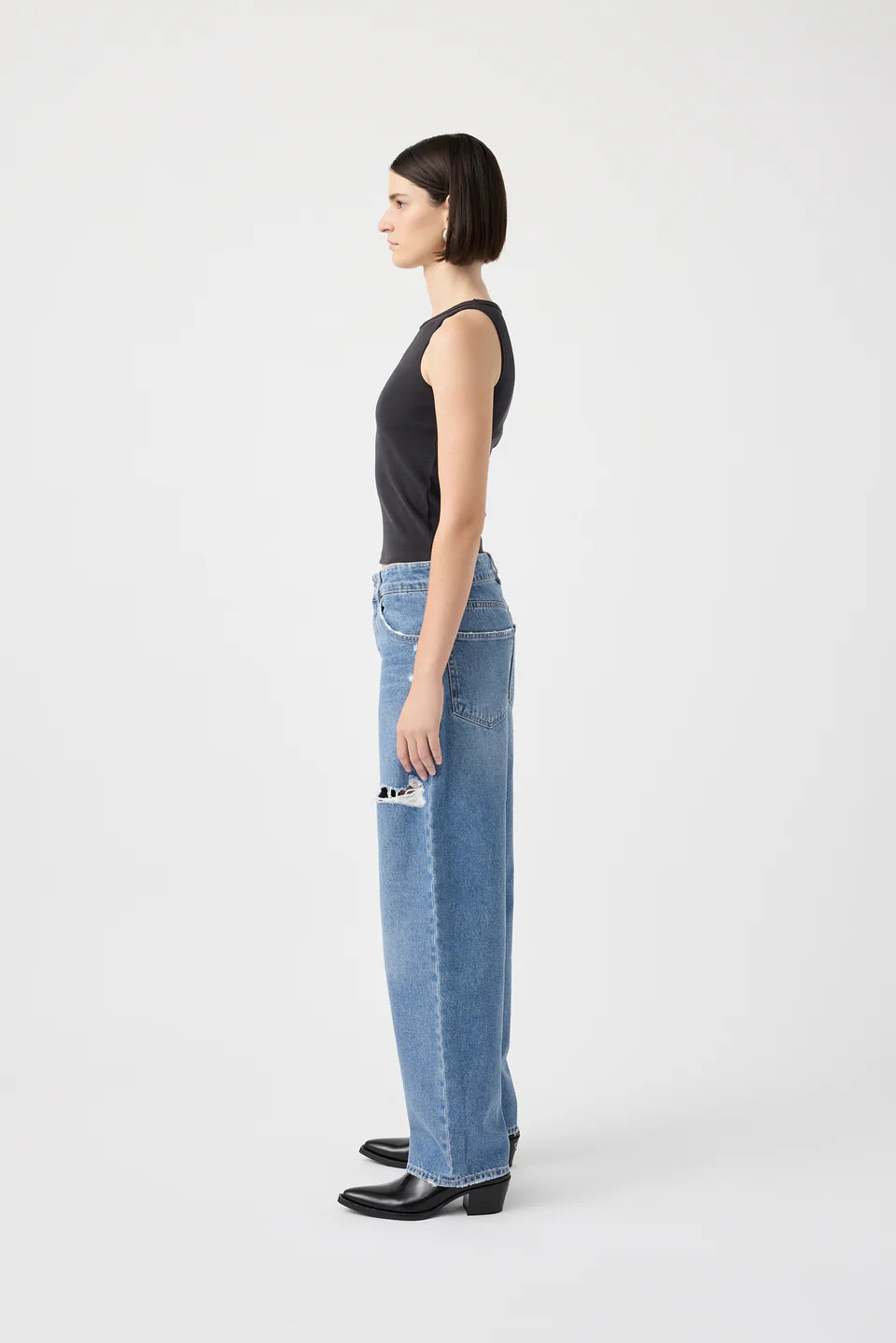 Outland Denim Avril Slouchy Wide Jean