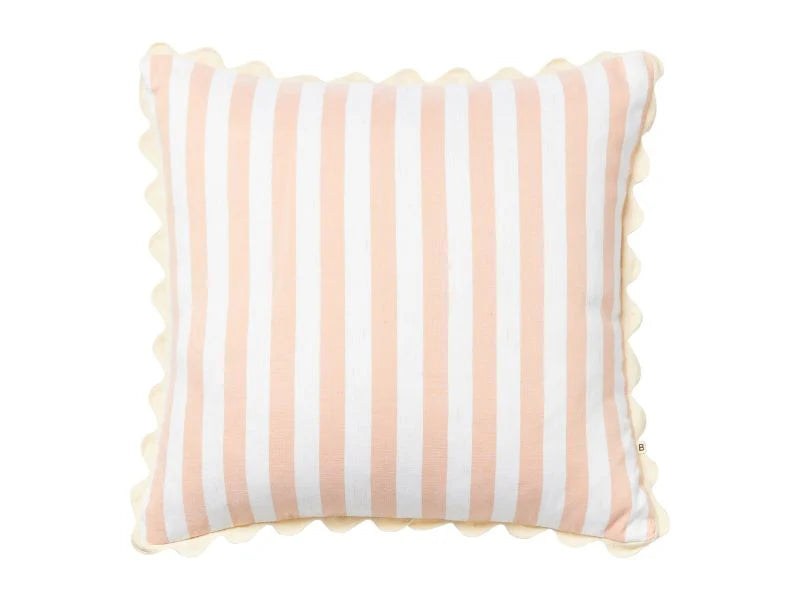 Bonnie & Neil Woven Stripe Pink Cushion