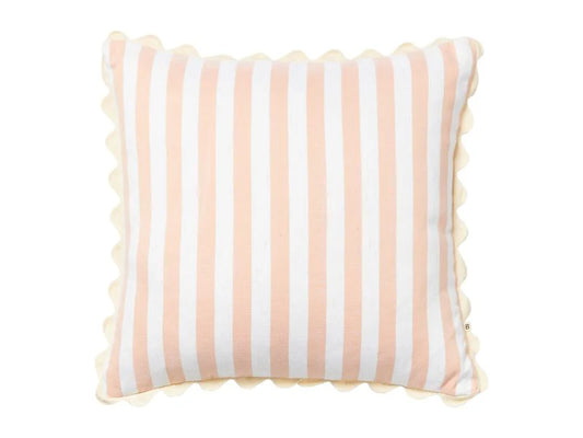 Bonnie & Neil Woven Stripe Pink Cushion