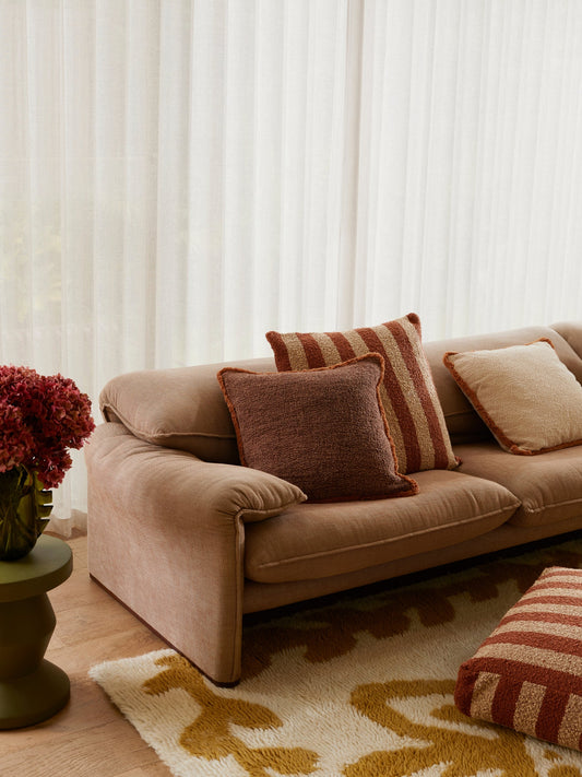 Bonnie & Neil Grain Hazelnut Cushion