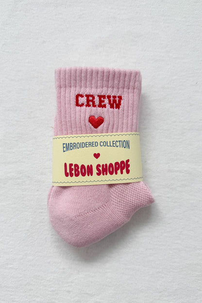 Le Bon Shoppe Embroidered Girlfriend Socks