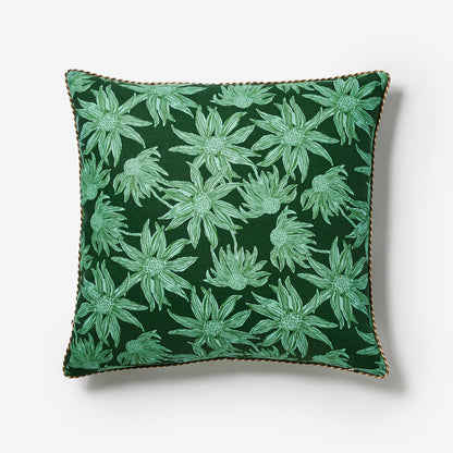 Bonnie & Neil Flannel Flower Forest Cushion