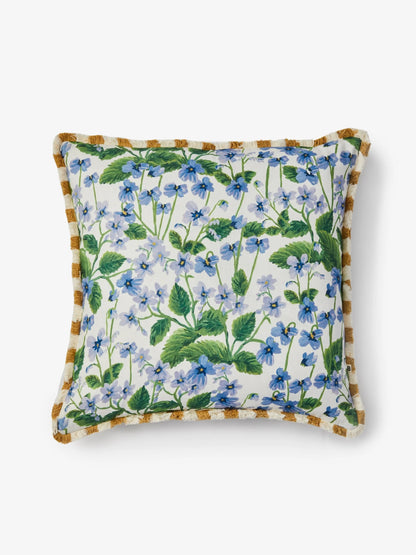 Bonnie & Neil Lilas Blue Linen Cushion