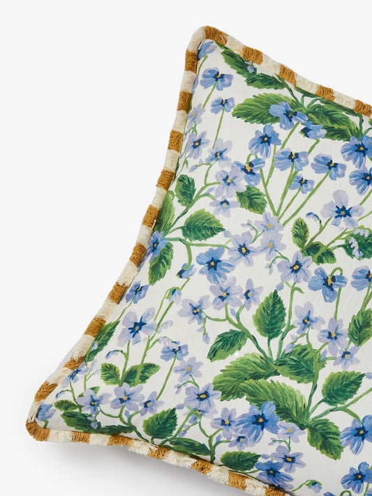 Bonnie & Neil Lilas Blue Linen Cushion