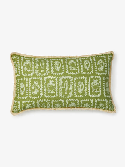 Bonnie & Neil Petra Sage Linen Cushion
