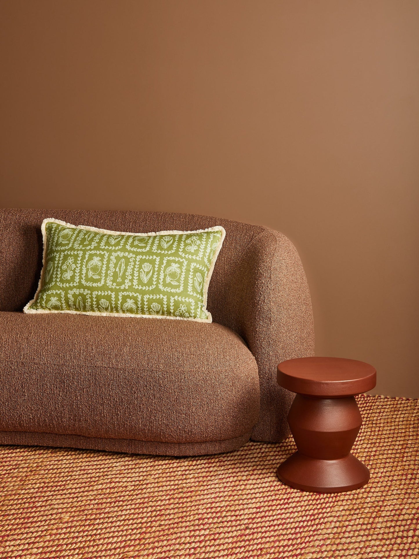 Bonnie & Neil Petra Sage Linen Cushion