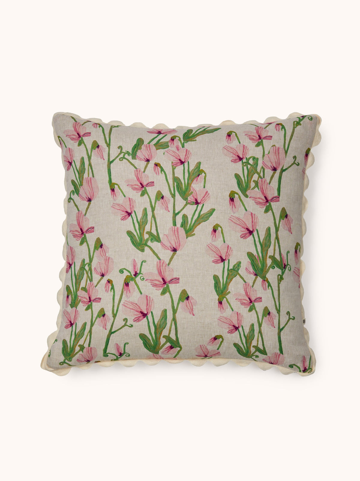 Bonnie & Neil Sweat Pea Pink Cushion