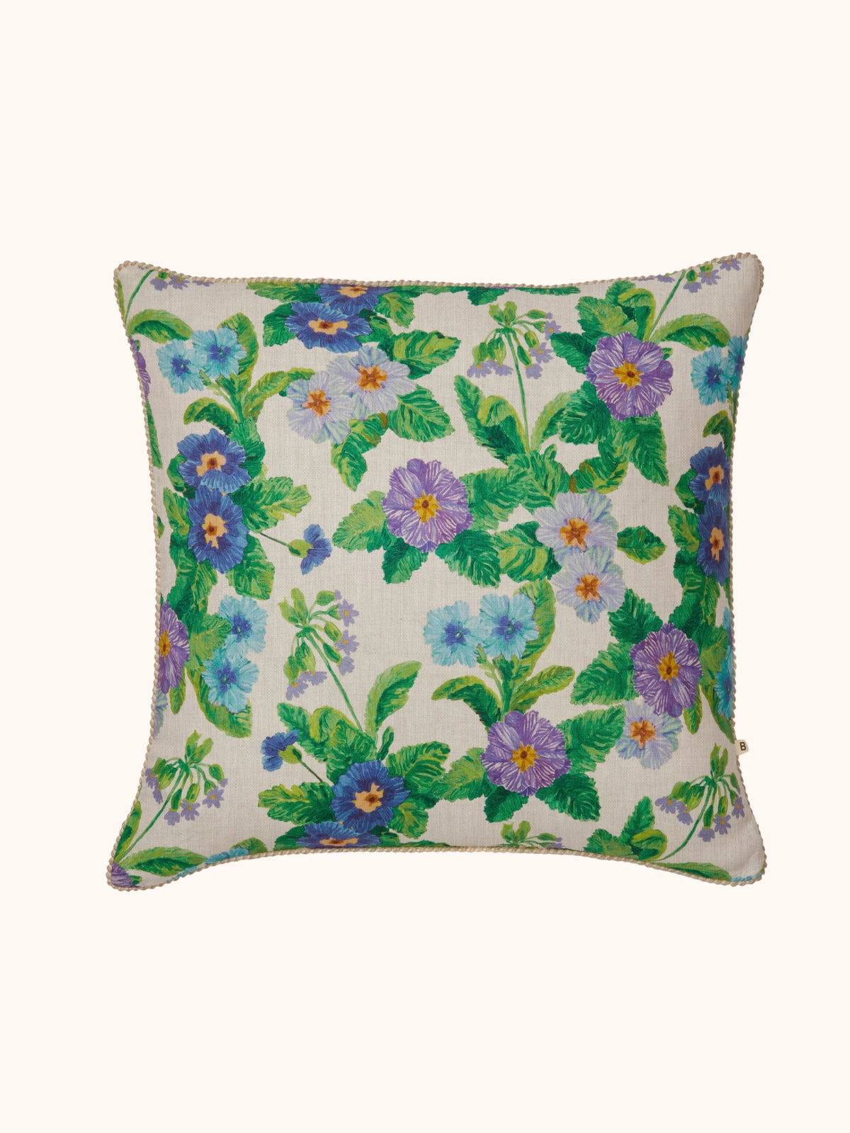 Bonnie & Neil Summer Patch Blue Cushion