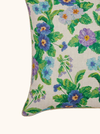 Bonnie & Neil Summer Patch Blue Cushion