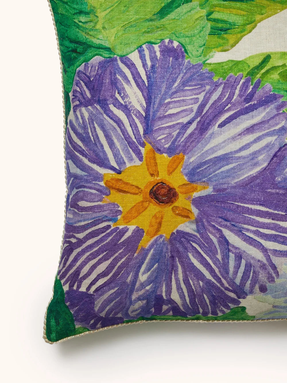 Bonnie & Neil Jardin Blue Cushion