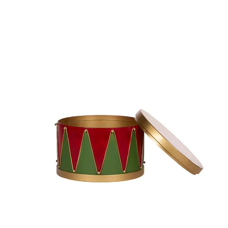 Metal Drum Trinket Boxes