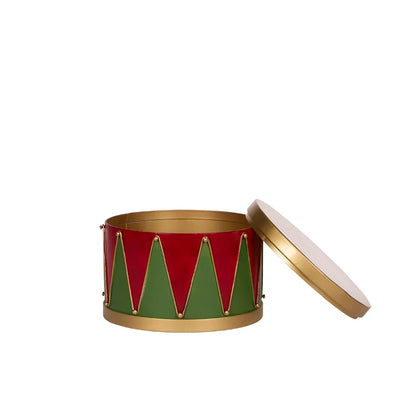 Metal Drum Trinket Boxes