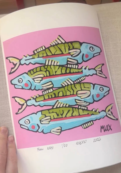 Art By Fran Sullivans Catch Pink