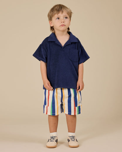 Goldie + Ace 90's Bold Stripe Noah Denim Shorts