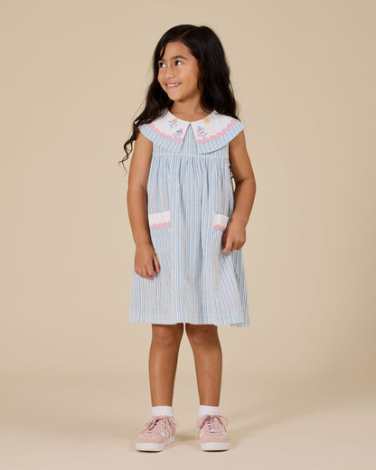 Goldie + Ace Sailor Stripe Lucy Collared Dress