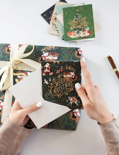 Bespoke Letterpress Christmas Card Boxset - 6 pack
