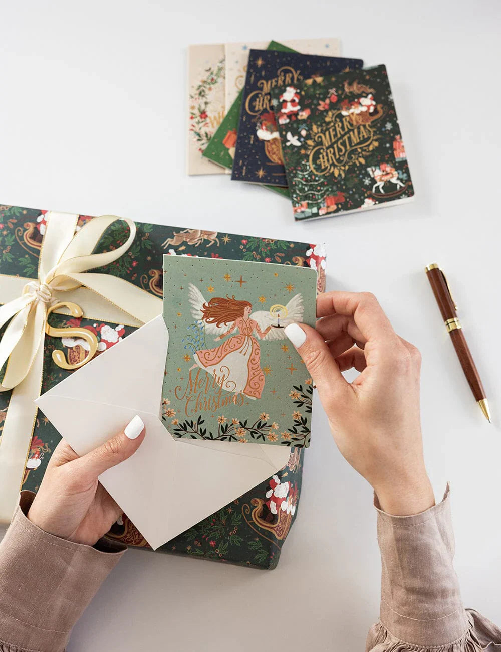 Bespoke Letterpress Christmas Card Boxset - 6 pack