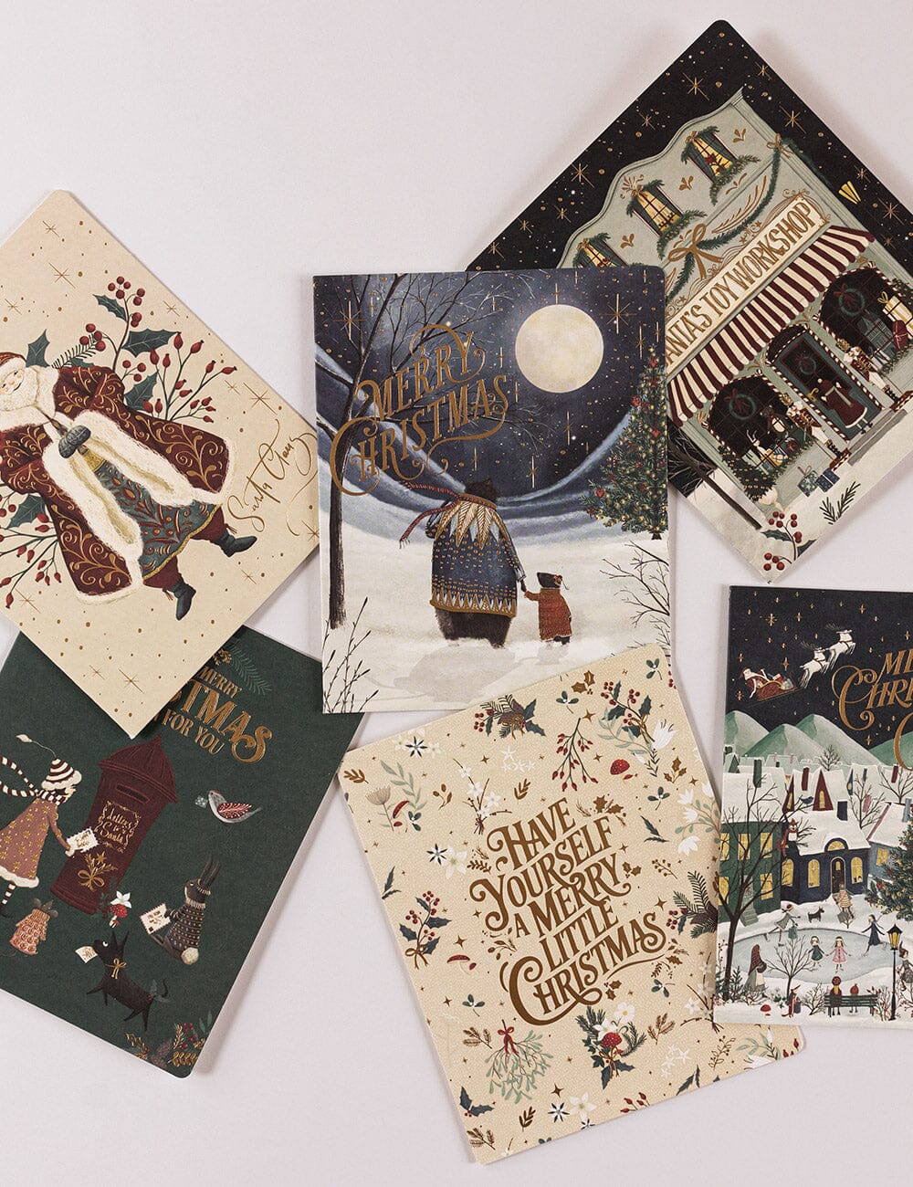 Bespoke Letterpress Christmas Card Boxset - 6 pack