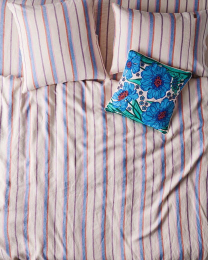 Kip & Co Maldives Stripe Euro Pillowcase NOW HALF PRICE