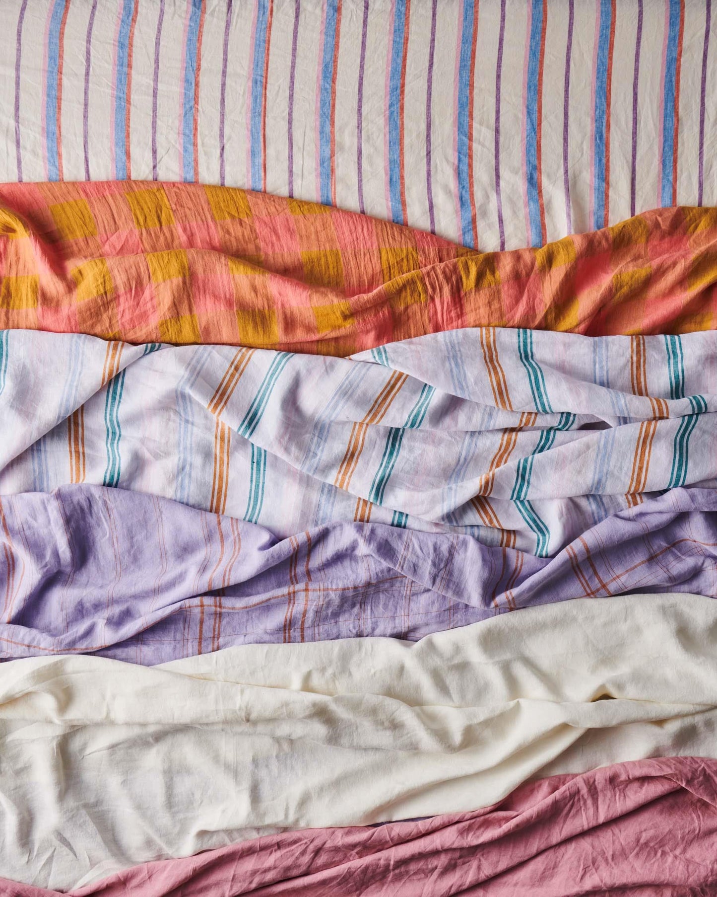 Kip & Co Maldives Stripe Bed Linen