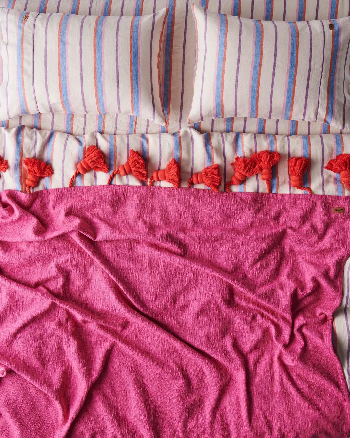 Kip & Co Maldives Stripe Bed Linen