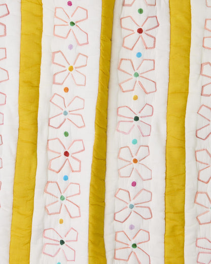 Kip & Co X Anna Spiro Daisy Chain Quilted Bed Linen