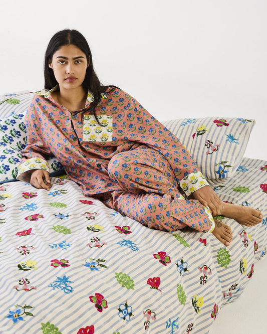 Kip & Co X Anna Spiro Indian Summer Rose Pyjama Set