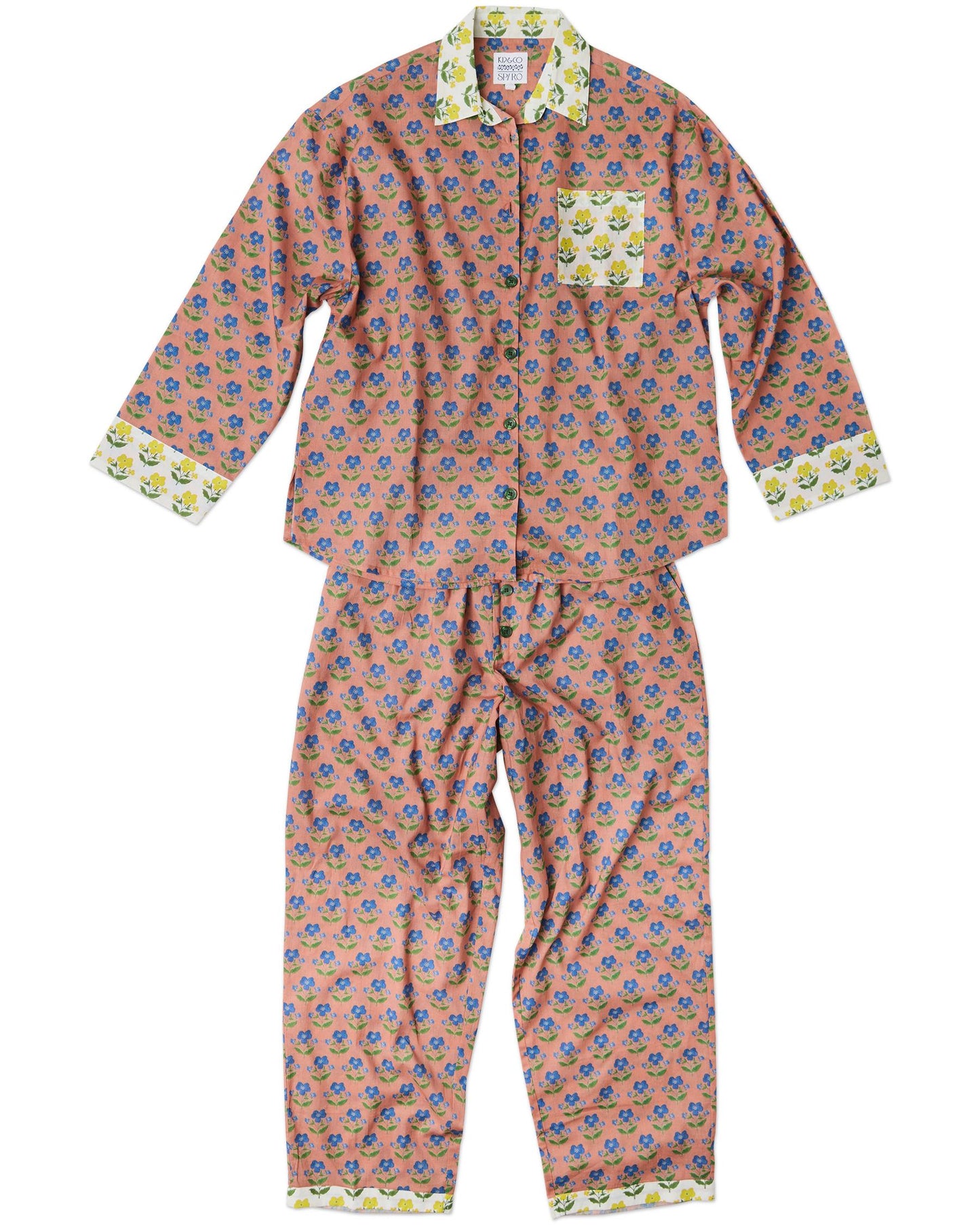 Kip & Co X Anna Spiro Indian Summer Rose Pyjama Set