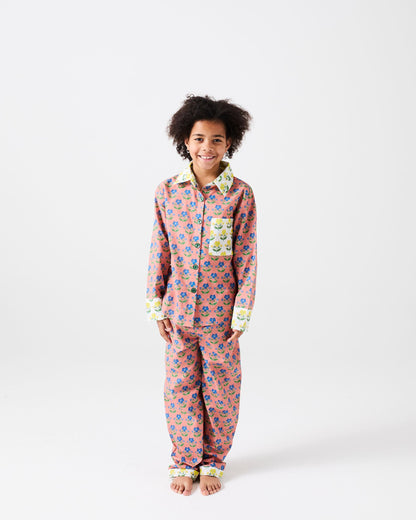 Kip & Co X Anna Spiro Indian Summer Rose Kids Pyjama Set