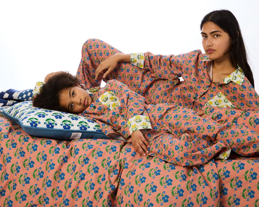 Kip & Co X Anna Spiro Indian Summer Rose Kids Pyjama Set