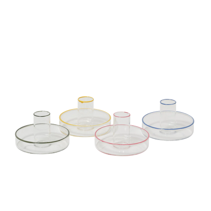 Glass Taper Candle Holders
