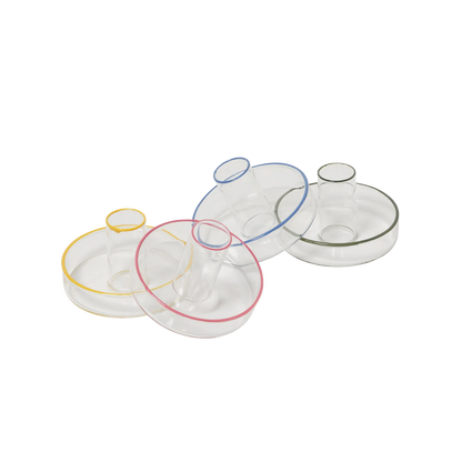 Glass Taper Candle Holders
