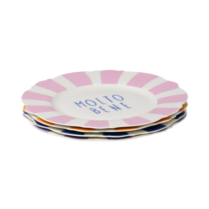Grazie Mille Wave Dinner Plate Set
