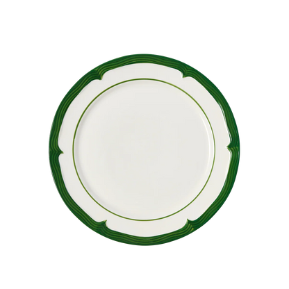 Soft Scallop Embossed Dinner Plate - Set of 4