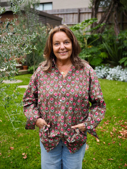 Mandalay Buti Floral Shirt