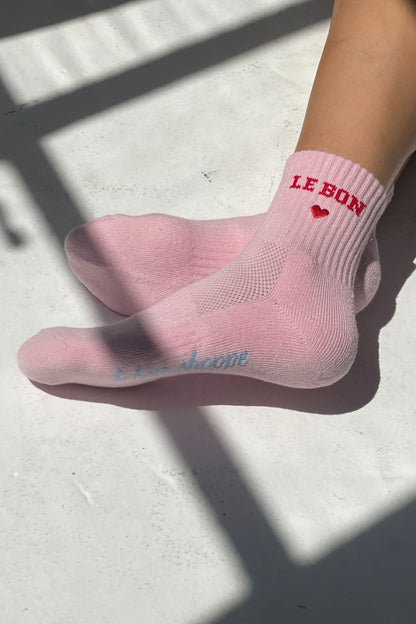 Le Bon Shoppe Embroidered Girlfriend Socks