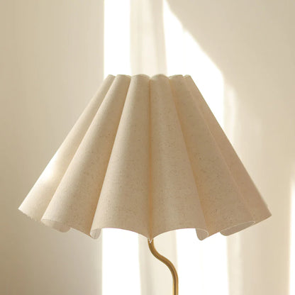 Cora Brass + White Table Lamp