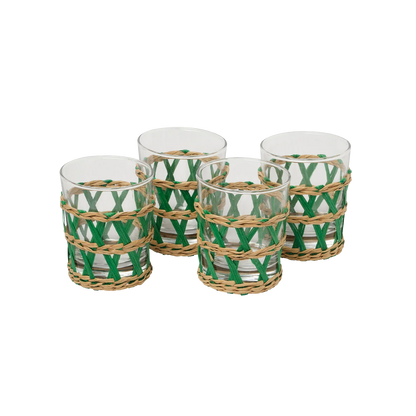 Raffia Glasses