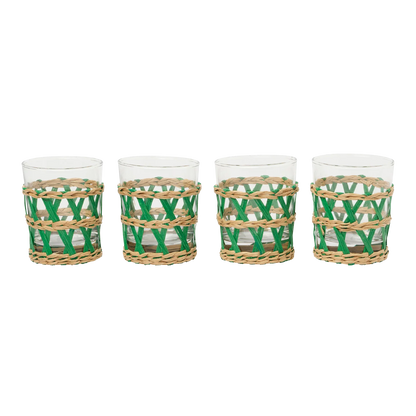 Raffia Glasses