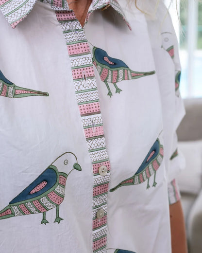 Mandalay Birdy Shirtdress