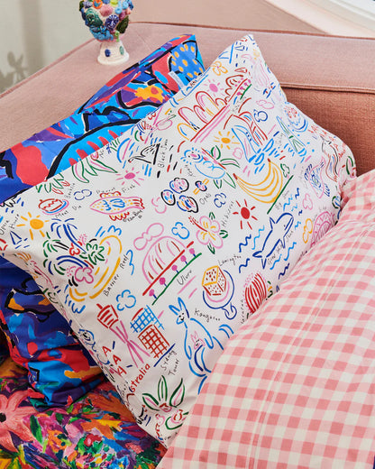 Kip & Co X Ken Done Animals and Icons Bedding