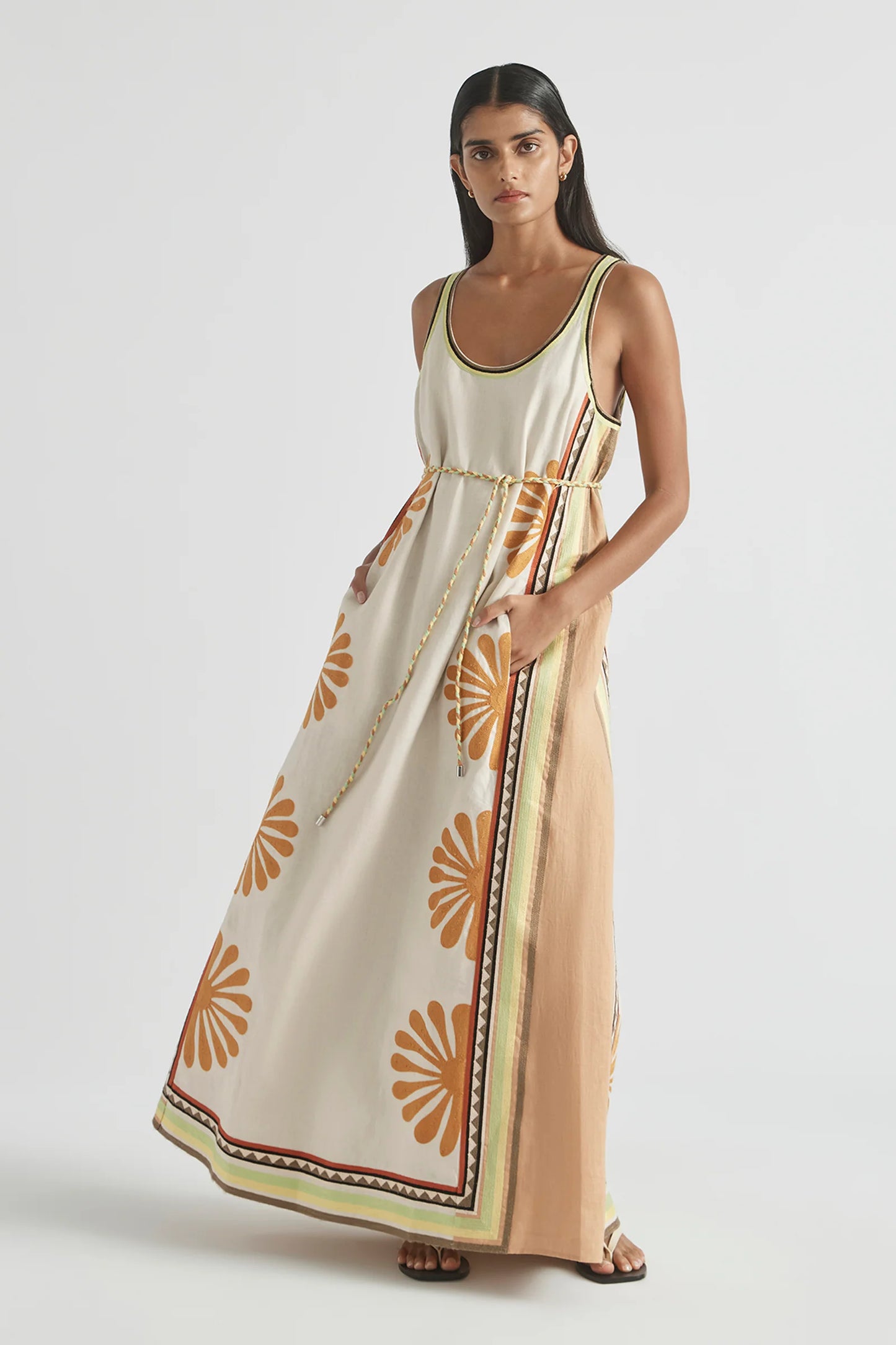 Antipodean Deja Vu Scoop Neck Gown