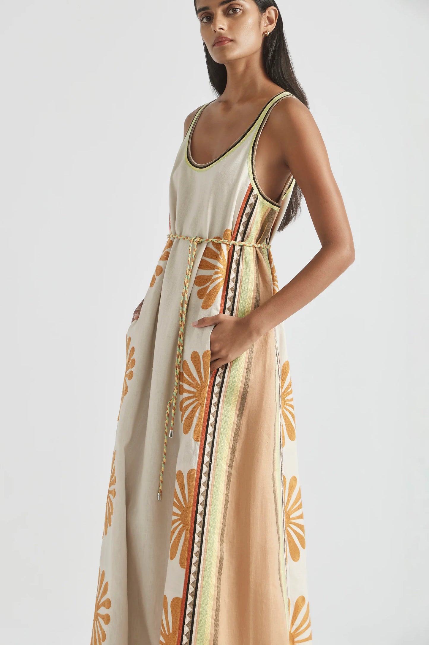 Antipodean Deja Vu Scoop Neck Gown