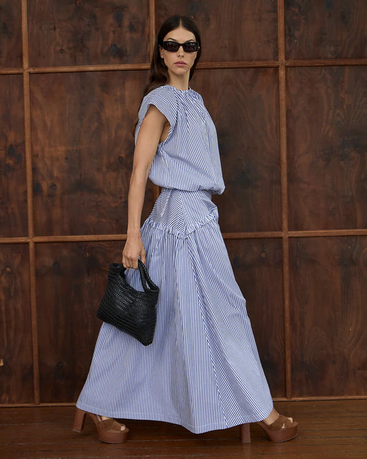 Arlingtone Milne Grace Skirt - Stripe Cotton