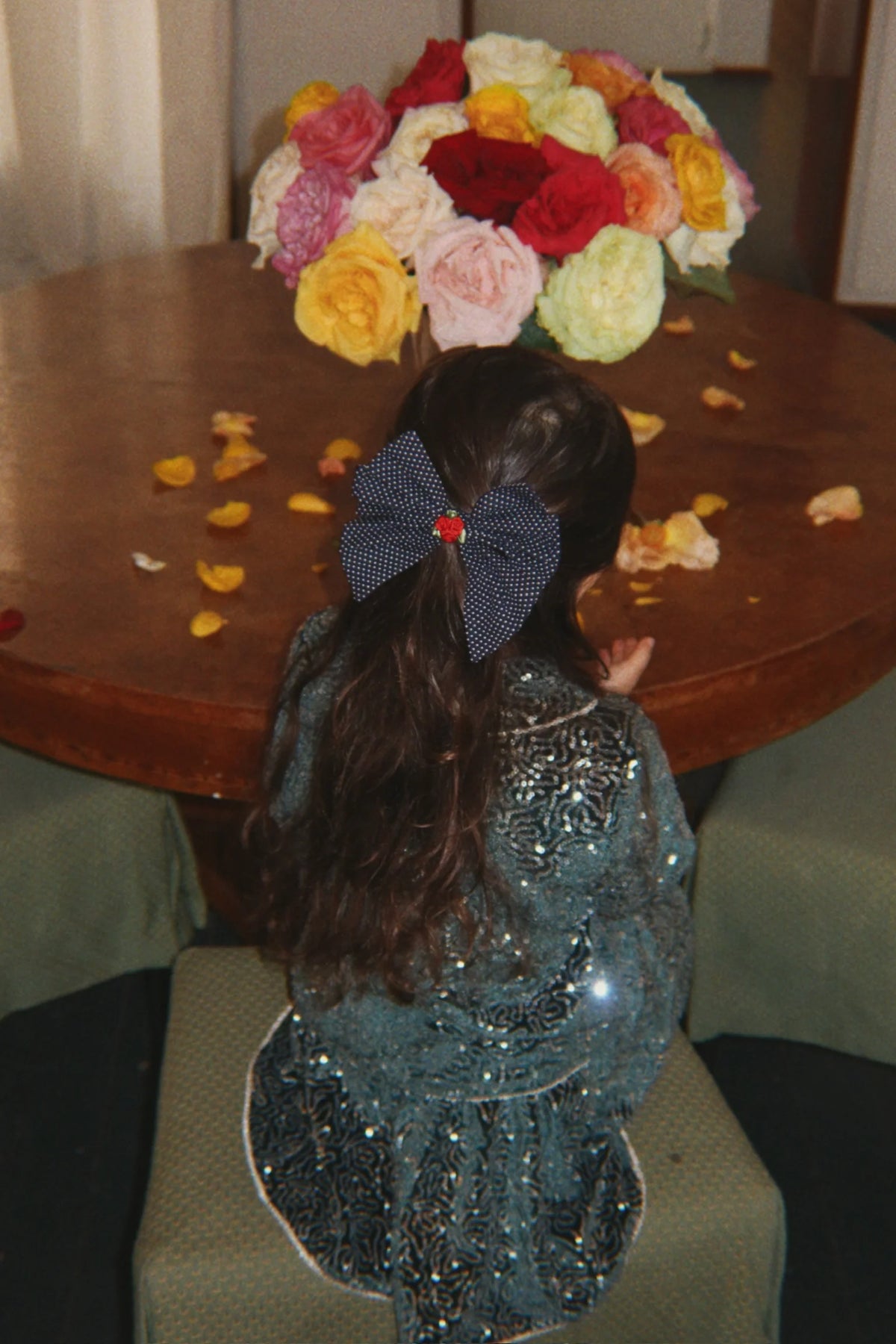 Konges Sløjd Rose Rouge Bow Hairclip
