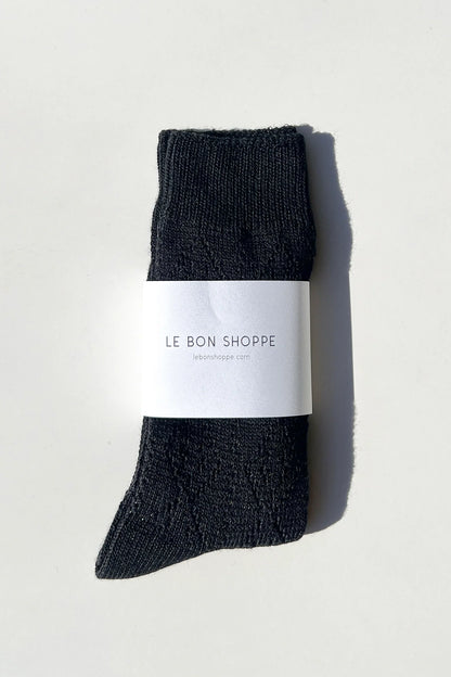 Le Bon Shoppe Modal Eyelet Socks