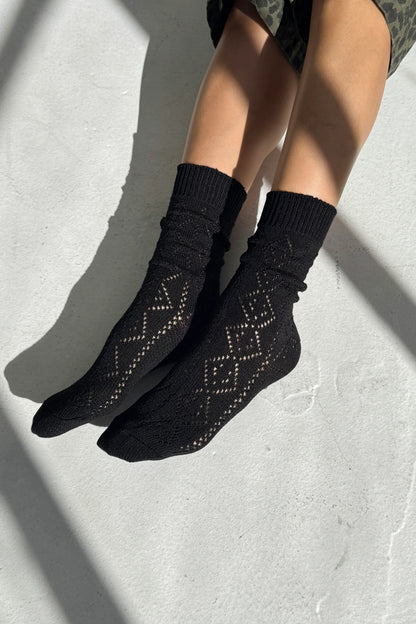 Le Bon Shoppe Modal Eyelet Socks